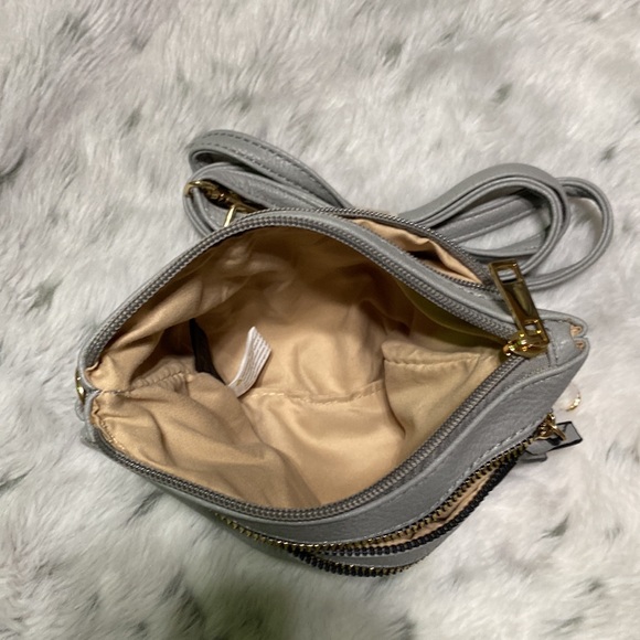 NWOT Nordstrom Small grey crossbody - Picture 13 of 15